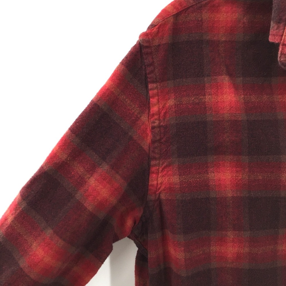 Pendleton Mason Red Flannel checkered Button fron… - image 3
